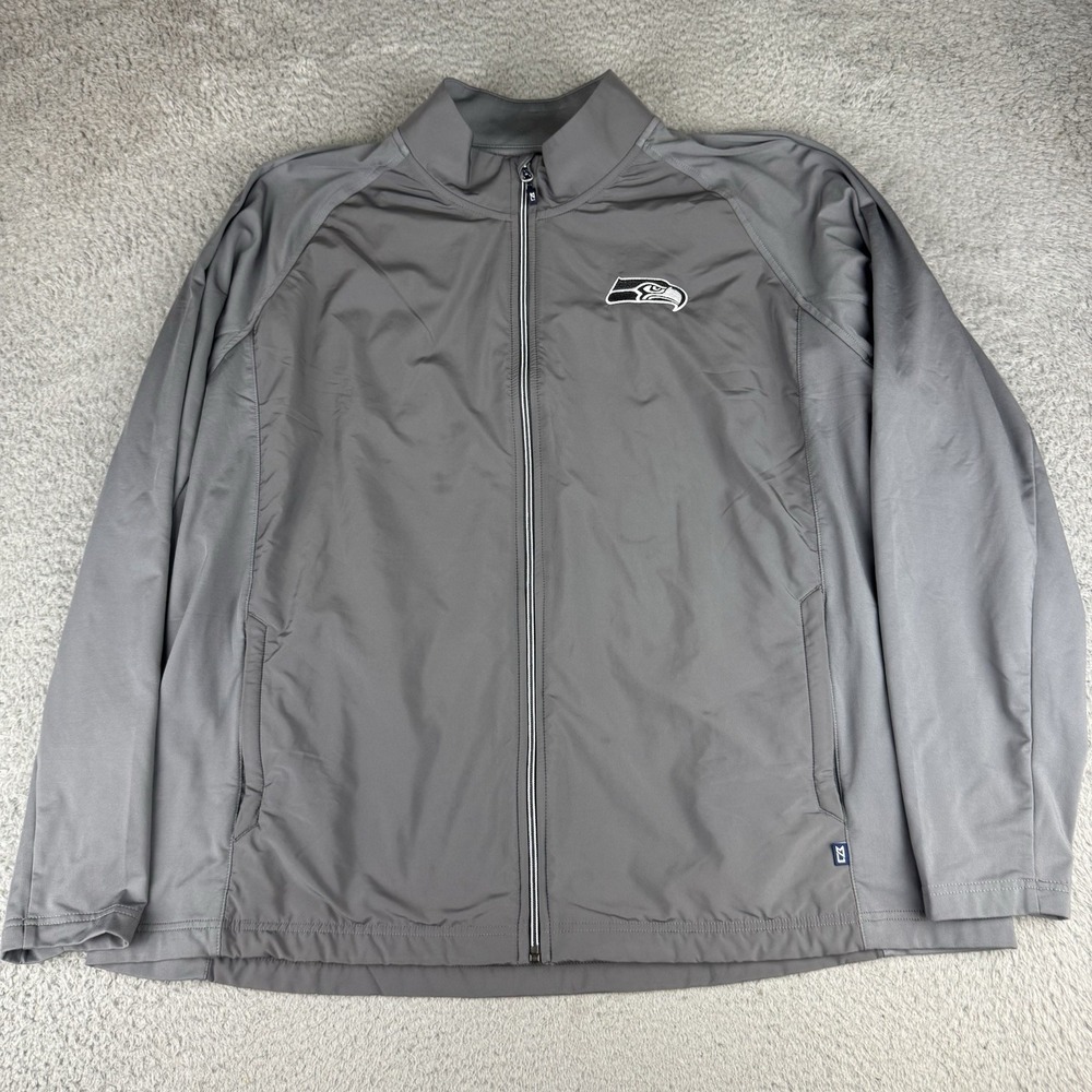 Seattle Seahawks Cutter & Buck Jacket Men's Size XXL Full Zip Jacket Lightweight